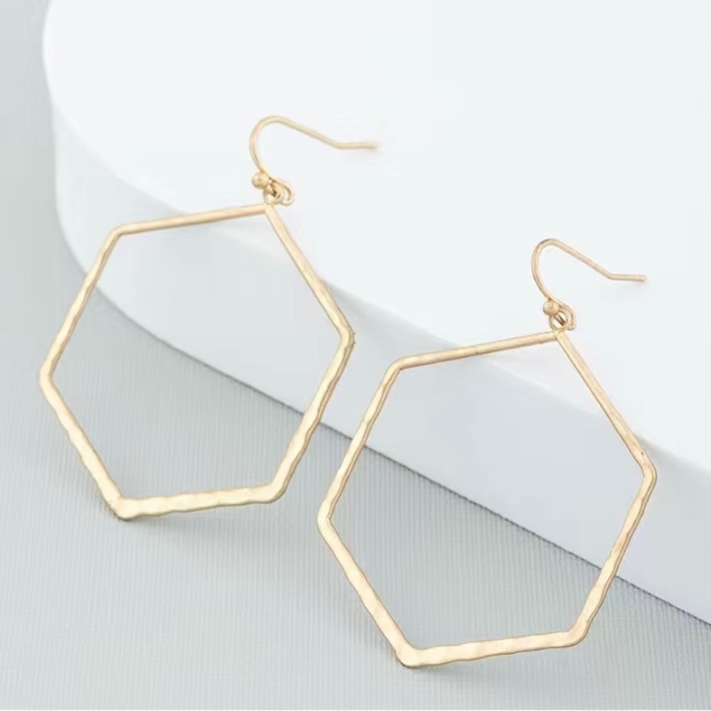 Modern Hexagon Hoops